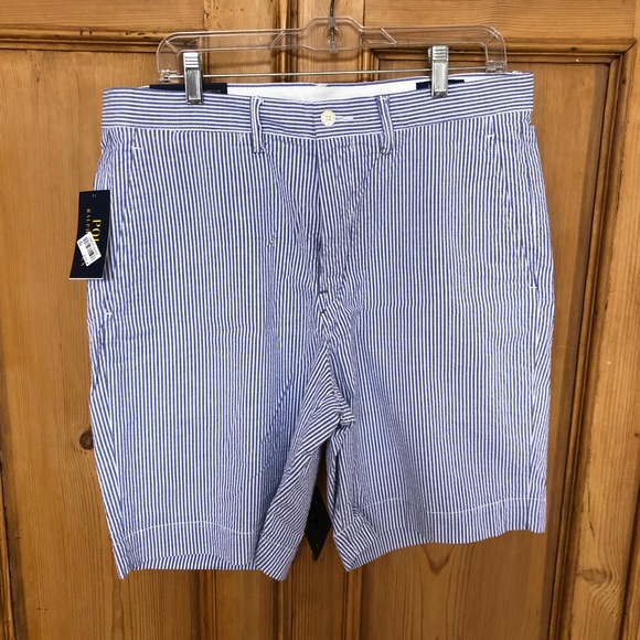 Seersucker Polo Ralph Lauren Men’s Shorts - Picture 1 of 11
